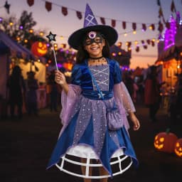 Halloween Party Costumes Witch Dress for Girls Kids Cosplay Carnival Clothes with Hat Bag Carnival Party Outfits