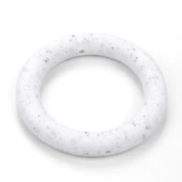 LOFCA Teething Ring 65mm Silicone Beads 3pcs Baby Charm Teether Necklace Pacifier Making BPA Free Food Grade Silicone Jewelry