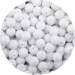 LOFCA  12mm 50pcs/lot Silicone Beads Teething Necklace Baby Teether Toy Silicone BPA Free Teething Beads Charms Newborn Nursing