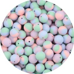 LOFCA  12mm 50pcs/lot Silicone Beads Teething Necklace Baby Teether Toy Silicone BPA Free Teething Beads Charms Newborn Nursing