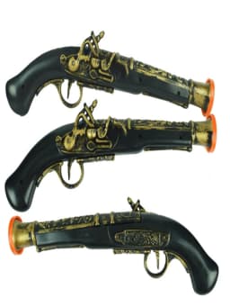 Halloween Masquerade Party Costume Movie Pirates of The Caribbean Series Props Simulation Weapons Children Pirate Guns