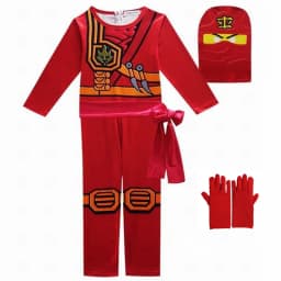 Leg Ninja Cosplay Costume 3 Jumpsuit Set Halloween and Christmas Party Costume Street Costume Ninja