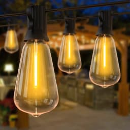 Outdoor String Light ST38 LED String Light Shatterproof Patio Light String Connectable Wedding Light Decoration For Garden Backy
