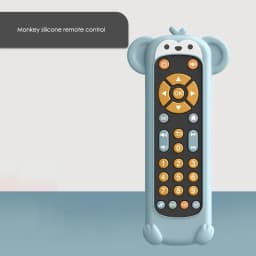 Infant Simulation TV Remote Control Toys with Music and Light Musical Baby Toy Sensory Remote Kid Baby Toys for 1 2 3 Year Old