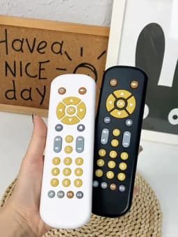 Infant Simulation TV Remote Control Toys with Music and Light Musical Baby Toy Sensory Remote Kid Baby Toys for 1 2 3 Year Old