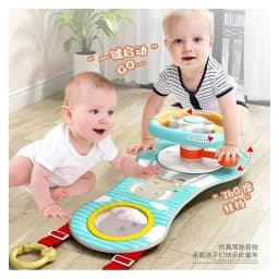 Steering Wheel Car Toys Rear Kids Simulates Driving Seat Baby Car Comfort