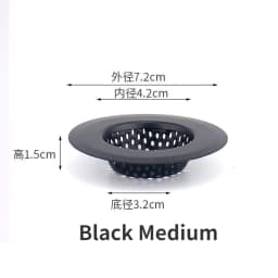 1PCS Kitchen Sink Filter Stainless Steel Mesh Strainer Wash Basin Drain Hole Trap Hair Catcher Stopper for Bathroom Accessories