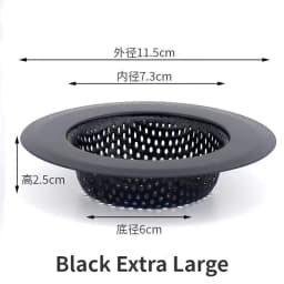 1PCS Kitchen Sink Filter Stainless Steel Mesh Strainer Wash Basin Drain Hole Trap Hair Catcher Stopper for Bathroom Accessories