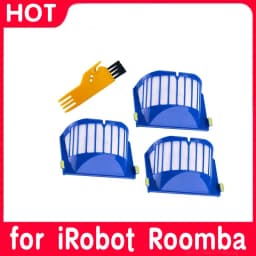 for iRobot Roomba 500 600 Series Vaccum Cleaner Accessories Replacement Parts Roller Brush Side Brush HEPA Filter Copatible
