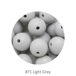 Cute-Idea 20Pcs Silicone Round Beads 9MM Baby Teething Chewable Beads DIY Baby Rodent Pacifier Chain Toys Accessories Baby Goods