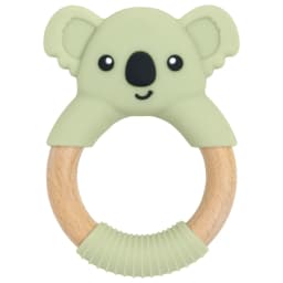 1PC BPA Free Koala Wood Ring Kids Teething Rodent Infant Baby Teether Toys Baby Gym Mobile Rattles Newborn Educational Toys