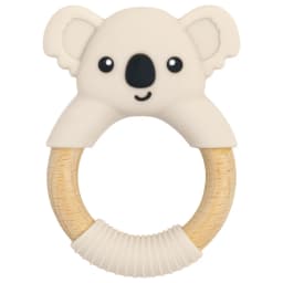 1PC BPA Free Koala Wood Ring Kids Teething Rodent Infant Baby Teether Toys Baby Gym Mobile Rattles Newborn Educational Toys