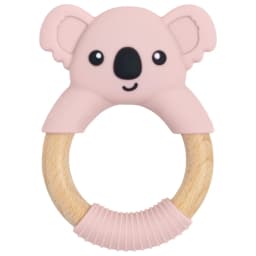 1PC BPA Free Koala Wood Ring Kids Teething Rodent Infant Baby Teether Toys Baby Gym Mobile Rattles Newborn Educational Toys