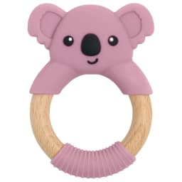 1PC BPA Free Koala Wood Ring Kids Teething Rodent Infant Baby Teether Toys Baby Gym Mobile Rattles Newborn Educational Toys