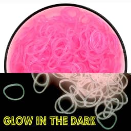 NEW 600pcs Fluorescence Glow Bracelets Making Supplies DIY Rubber Loom Bands Wrist Necklaces for Girls Party Supplies Boy Toys