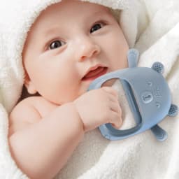 Baby Teether Gloves Kid Cartoon Bear Teething Silicone Dental Care Gums Anti-eating Hand Molar Stick BPA Free Baby Accessori