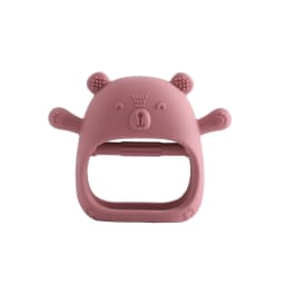 Baby Teether Gloves Kid Cartoon Bear Teething Silicone Dental Care Gums Anti-eating Hand Molar Stick BPA Free Baby Accessori