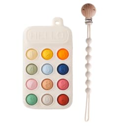 Baby Teether Gloves Kid Cartoon Bear Teething Silicone Dental Care Gums Anti-eating Hand Molar Stick BPA Free Baby Accessori