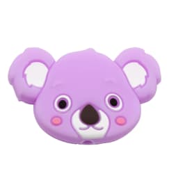 Cute-idea 5pcs Silicone Teether Beads BPA Free Mini Elephant Animal Beads DIY Baby Teething Pacifier Chain Toys Gift Baby goods
