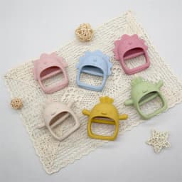 New Design Soft Silicone Teethers For Baby Newborn Training Grip Baby Toy Pendant Chewing Teething For Baby Accessories Toys