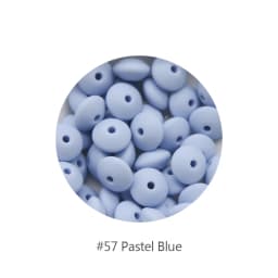 Cute-Idea 12mm 100pcs silicone lentil beads making handmade DIY Food Grade teething nursing Accessories teether abacus beads