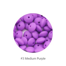 Cute-Idea 12mm 100pcs silicone lentil beads making handmade DIY Food Grade teething nursing Accessories teether abacus beads