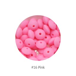 Cute-Idea 12mm 100pcs silicone lentil beads making handmade DIY Food Grade teething nursing Accessories teether abacus beads
