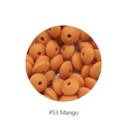 Cute-Idea 12mm 100pcs silicone lentil beads making handmade DIY Food Grade teething nursing Accessories teether abacus beads