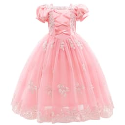 Girl Cosplay Princess Aurora Rapunzel Dress Up Kids Christmas Halloween Tulle Fancy Costume for Children Girls Birthday