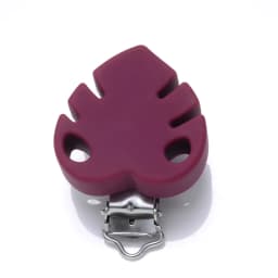 1Pcs Silicone Leaves Pacifier Clips Baby Teethers Food Grade Silicone Beads For Feeding Pacifier Chain Making BPA Free