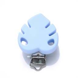 1Pcs Silicone Leaves Pacifier Clips Baby Teethers Food Grade Silicone Beads For Feeding Pacifier Chain Making BPA Free