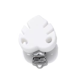 1Pcs Silicone Leaves Pacifier Clips Baby Teethers Food Grade Silicone Beads For Feeding Pacifier Chain Making BPA Free