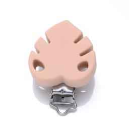 1Pcs Silicone Leaves Pacifier Clips Baby Teethers Food Grade Silicone Beads For Feeding Pacifier Chain Making BPA Free