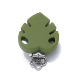 1Pcs Silicone Leaves Pacifier Clips Baby Teethers Food Grade Silicone Beads For Feeding Pacifier Chain Making BPA Free