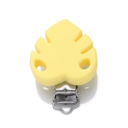 1Pcs Silicone Leaves Pacifier Clips Baby Teethers Food Grade Silicone Beads For Feeding Pacifier Chain Making BPA Free