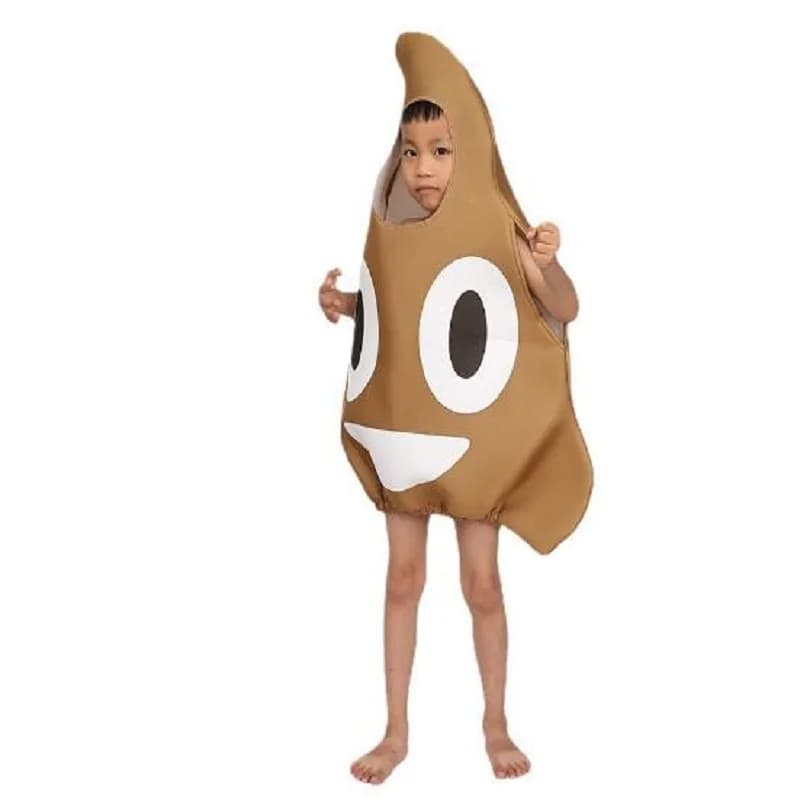 Kids Funny Party Halloween Costume Poop Stool Costume Stool Kids Cosplay Carnival Costume Stage Performance Outfi