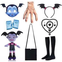 Vampire Cosplay Dress Girl Kids Princess Charms Dress Up Christmas Halloween Costume Children Carnival Party