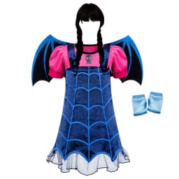 Vampire Cosplay Dress Girl Kids Princess Charms Dress Up Christmas Halloween Costume Children Carnival Party