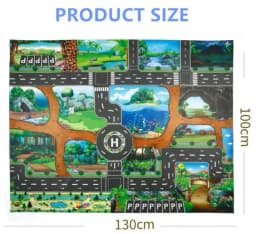 Baby Play Mat City Traffic Car Park Waterproof Parking Lot Kids Playmat Kids Rug Boy Girl Educational Toys for Children Map ​