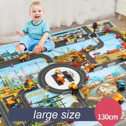 Baby Play Mat City Traffic Car Park Waterproof Parking Lot Kids Playmat Kids Rug Boy Girl Educational Toys for Children Map ​