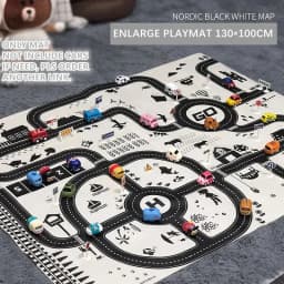 Baby Play Mat City Traffic Car Park Waterproof Parking Lot Kids Playmat Kids Rug Boy Girl Educational Toys for Children Map ​