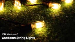 65FT Waterproof String Light IP45 Connectable Led Replacement Bulb T20 2W E12 Base EU Plug US Plug Outdoor Garden Garland Lights