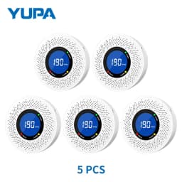 New Carbon Monoxide Standalone Detector CO Alarm With Screen Display Battery Powered CE Certified For Home Kitchen Office Use