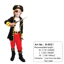 Children's Halloween Pirate Costumes for Boys Kids Children Pirate Costume Fantasia Infantil Cosplay Clothing