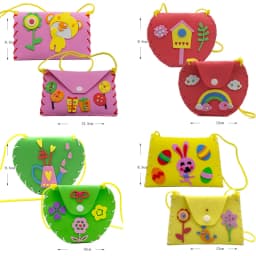 2/4/8Pcs Kids DIY Felt Sewing Kits Preschool Educational Handbag Children Craft Toys Felt with Safety for Boys Girls Beginners