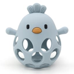 1Pcs Baby Teether Gloves Kids Cartoon Chick Shape Teether Toy Silicone Dental Care Gums Anti-eating Hand Molar Baby Accessorie