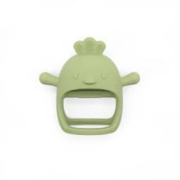 1Pcs Baby Teether Gloves Kids Cartoon Chick Shape Teether Toy Silicone Dental Care Gums Anti-eating Hand Molar Baby Accessorie