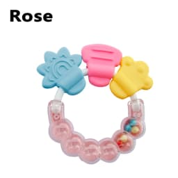 Silicone Teethers for Baby Things Newborn Chews Food Grade Teethers Training Bed Toy Baby fruit item Feeding Infant Rattle