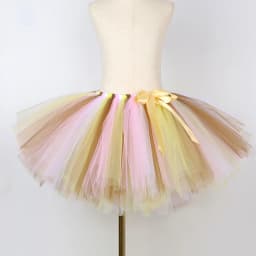 Baby Girls Brown Pink Giraffe Tutu Skirt for Kids Jungle Animal Christmas Dress Up Costumes Children Halloween Birthday Outfits