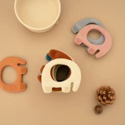 Cartoon Animal Baby Soft Silicone Teether BPA Free New Born Gift Food Grade Infant Chewing Nursing Teething Toys Babies Stuff